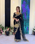 Rangoli Silk Saree with Sequence and Embroidery Work