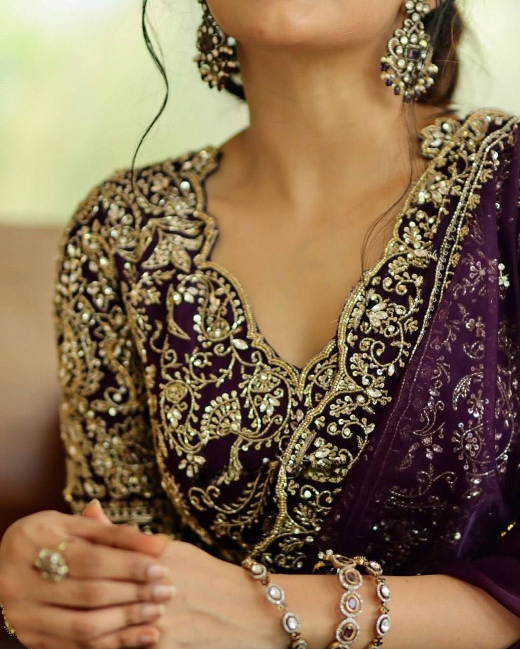 Organza Silk Saree with Embroidery Lace Border with all over Butta Work