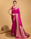 Soft Kanchipuram Silk Saree with Zari Weaving | Festive Wear